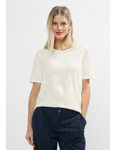 Cecil NOS Basic Roundneck White