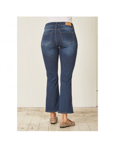 Isay Como Button Jeans Dark Denim
