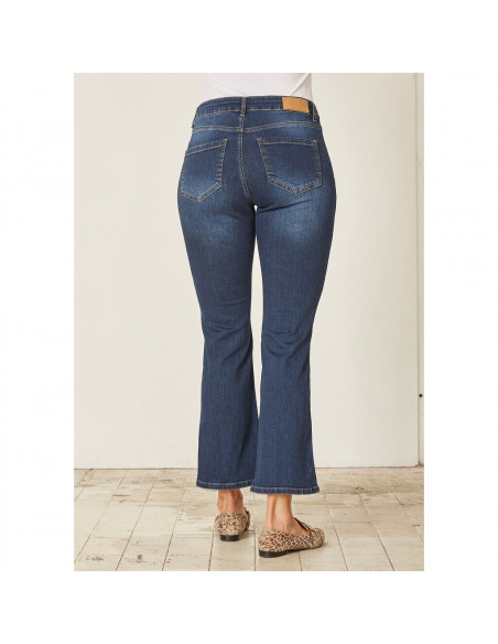 Isay Como Button Jeans Dark Denim