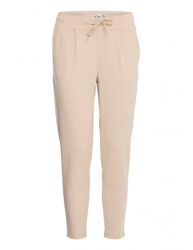 ICHI IHKATE Pants Cropped Sand