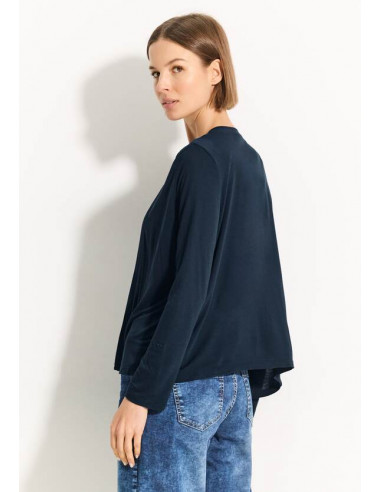 CECIL Open Jacket dark petrol