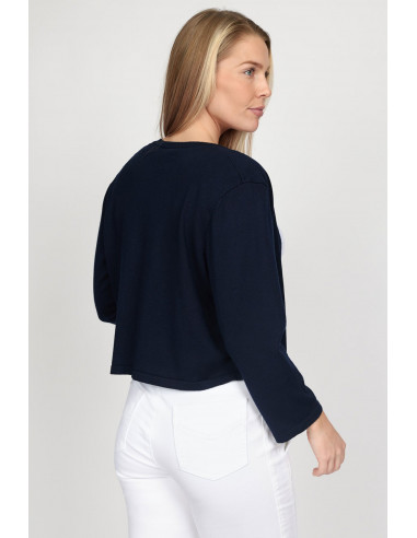 2-biz Lana.sp24 Bolero Navy