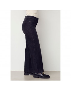 Isay Como Wide Jeans Washed Black 2