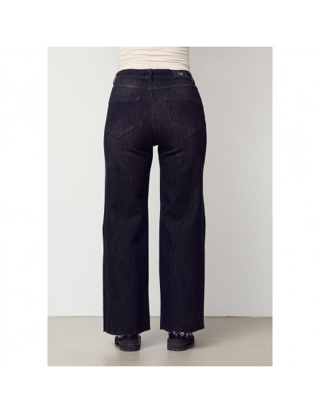 Isay Como Wide Jeans Washed Black
