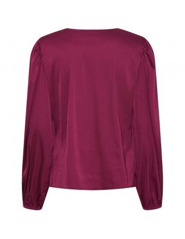 Isay Steff Flounce Blouse Rhododendron