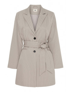 Isay Barbara Blazer Smokey Pinstripe