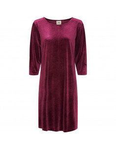 Isay Ewy Velvet Dress Heather Rose