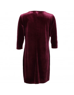Isay Ewy Velvet Dress Heather Rose 2