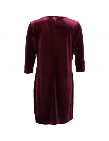 Isay Ewy Velvet Dress Heather Rose