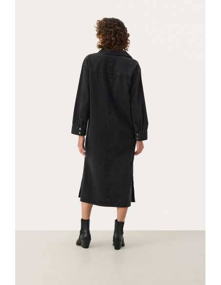 Part Two LollaPW Dress Washed black denim