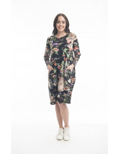 Orientique Fidelio Dress Panel Bubble Black