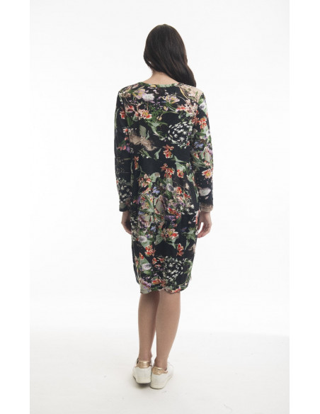 Orientique Fidelio Dress Panel Bubble Black