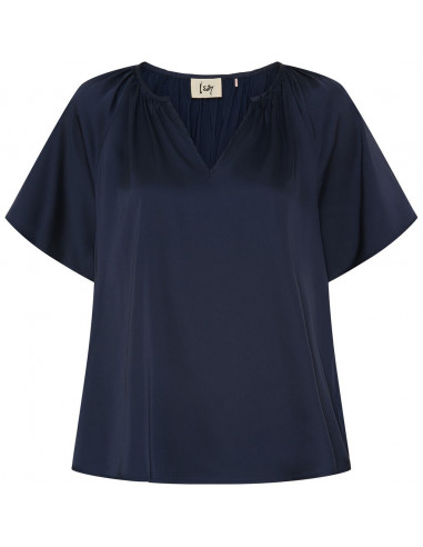 Isay Steff s/s Blouse Navy