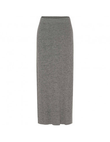 Isay Dora Knit Skirt Grey Melange