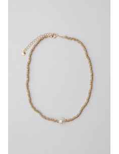 Bow 19 Glow Short Necklace Gold