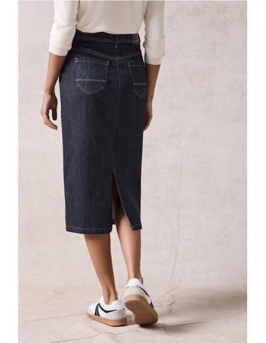 Cecil Style Denim Skirt Rinsed Maxi Rinsed Wash...