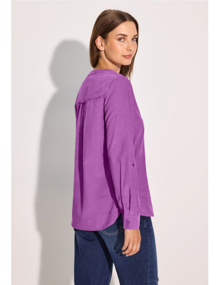 CECIL Solid Cord Blouse iced violet