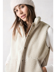 Cecil Teddy Vest teddy vanilla