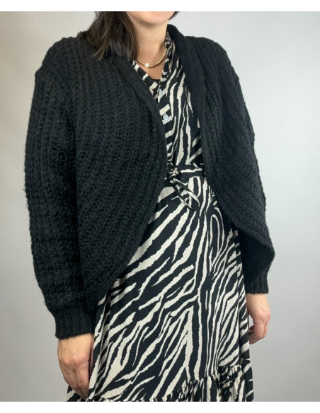 Gemini Gabby Opened jacket Black