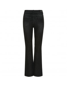 Isay Como Flare Button Jeans Washed Black 2
