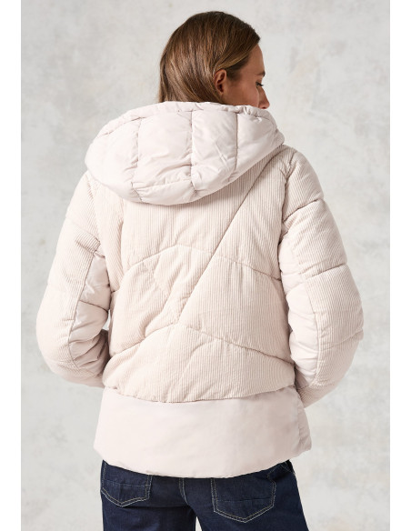 Cecil Cordmix Puffer Jacket teddy vanilla 201951