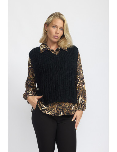 Designed by 2-biz Fifi Knit West Svart