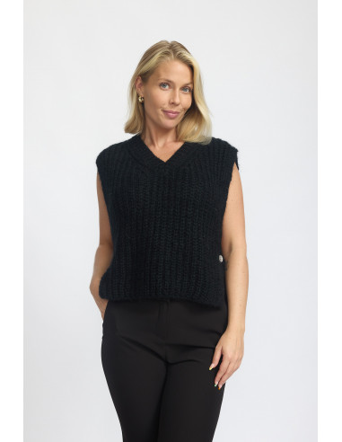 Designed by 2-biz Fifi Knit West Svart
