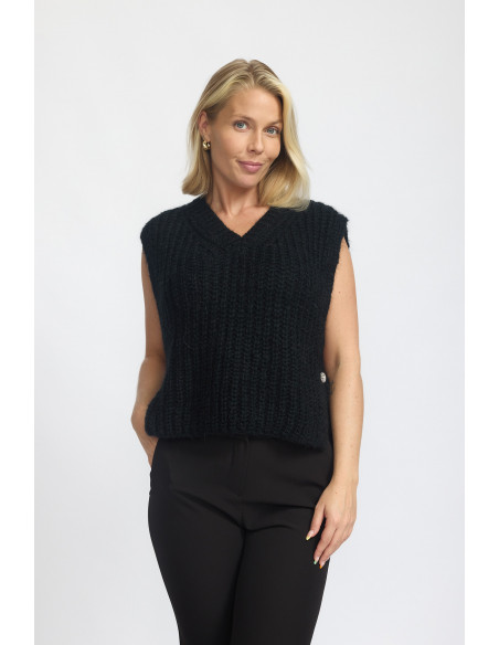 Designed by 2-biz Fifi Knit West Svart