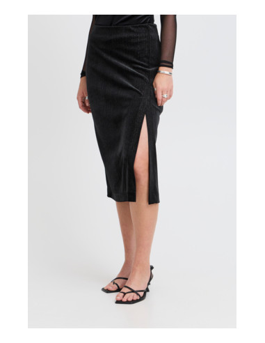 Ichi IHKATE Glamour Kjol Black