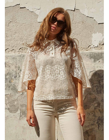 Isay Tara Lace Blouse