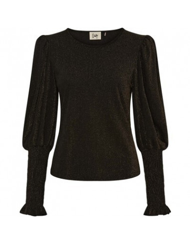 Isay Barbel Blouse Black/Gold