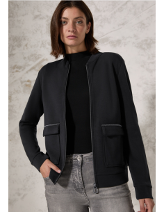 Cecil T-shirt Blouson Jacket Black 322390