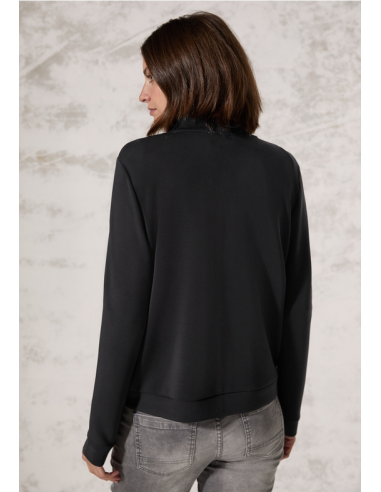 Cecil T-shirt Blouson Jacket Black 322390
