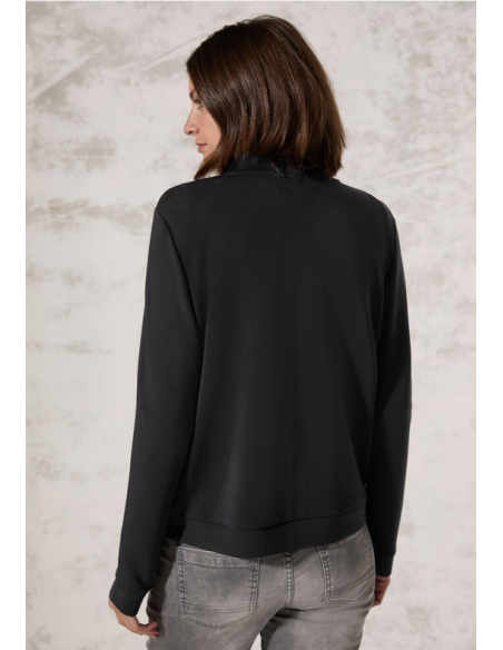 Cecil T-shirt Blouson Jacket Black 322390