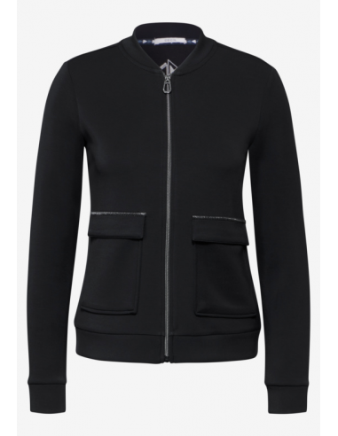 Cecil T-shirt Blouson Jacket Black 322390