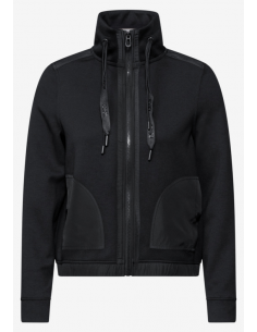 Cecil Matmix Sweatjacket Black 253913