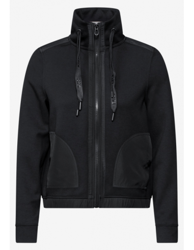 Cecil Matmix Sweatjacket Black 253913