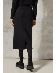 CECIL Style Denim Skirt Maxi Black 2