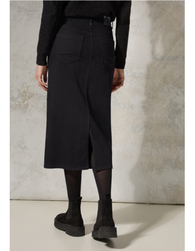CECIL Style Denim Skirt Maxi Black
