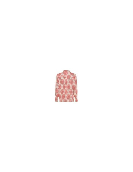 Isay Gyta smock blouse Red Floral