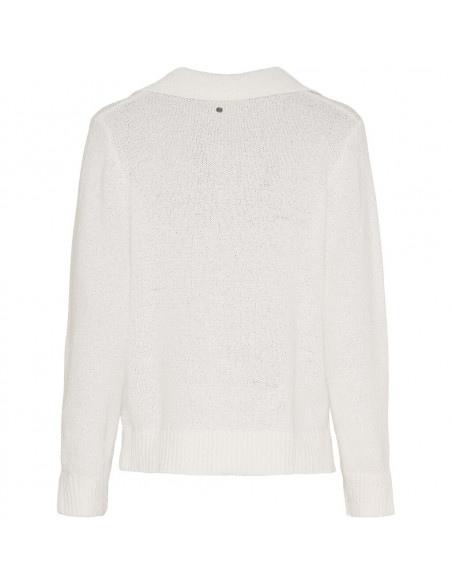 Isay Gabi l/s Knit Broken White