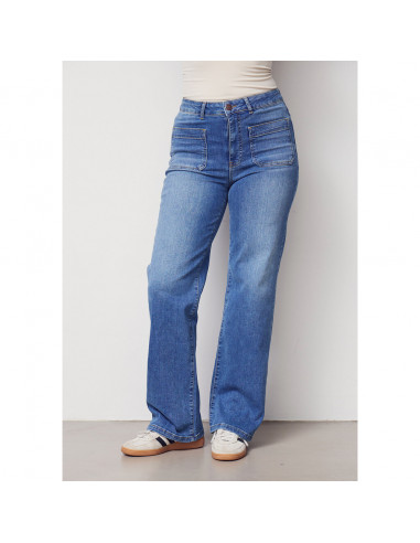 Isay Bologna Wide Jeans Mid denim