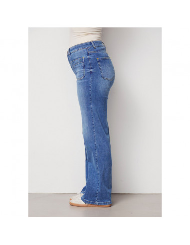 Isay Bologna Wide Jeans Mid denim