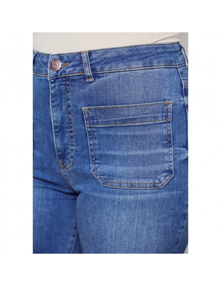 Isay Bologna Wide Jeans Mid denim