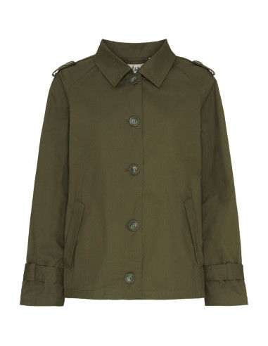 Isay Botelle Short Coat Khaki