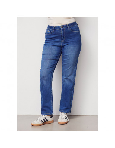 Isay Monza Straight Jeans Mid denim