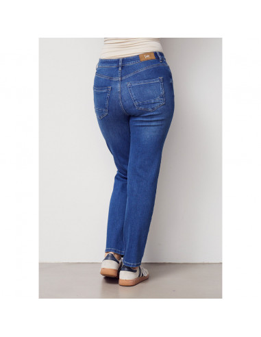 Isay Monza Straight Jeans Mid denim