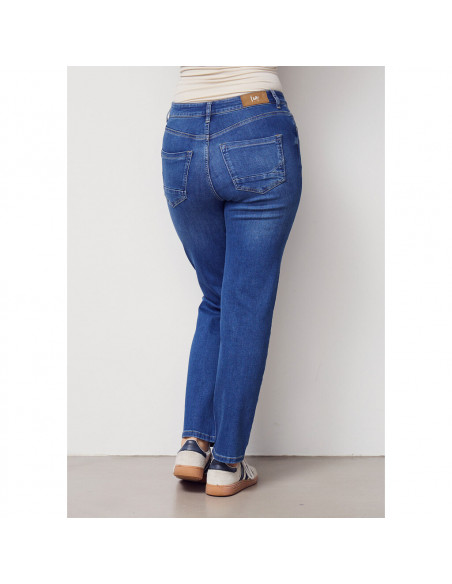 Isay Monza Straight Jeans Mid denim