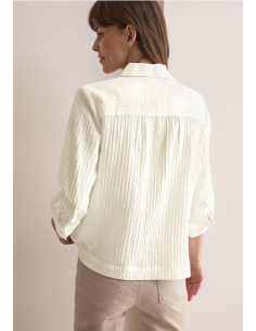 Cecil Structured Short Blouse Vanilla White 345436 2