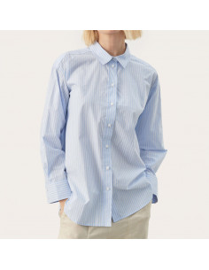 Part Two SavannaPW SH Ljusblå Randig